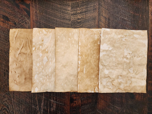 Grunge: coffee dyed paper