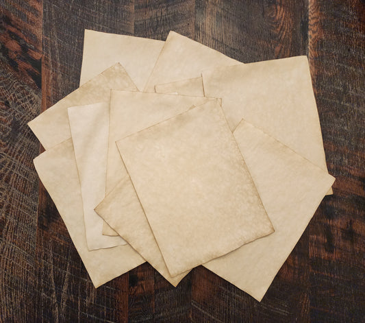 Coffee Dyed Papers