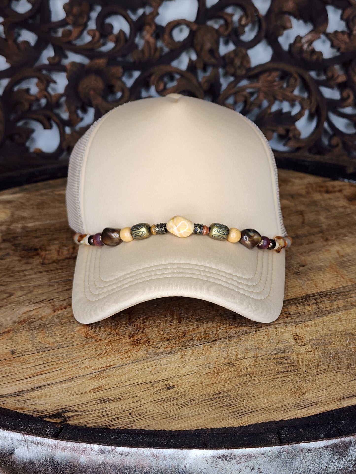 Trucker Hat with Hat Chain