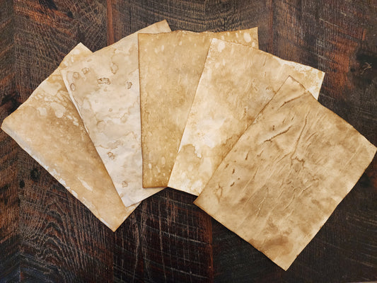 Grunge: coffee dyed paper