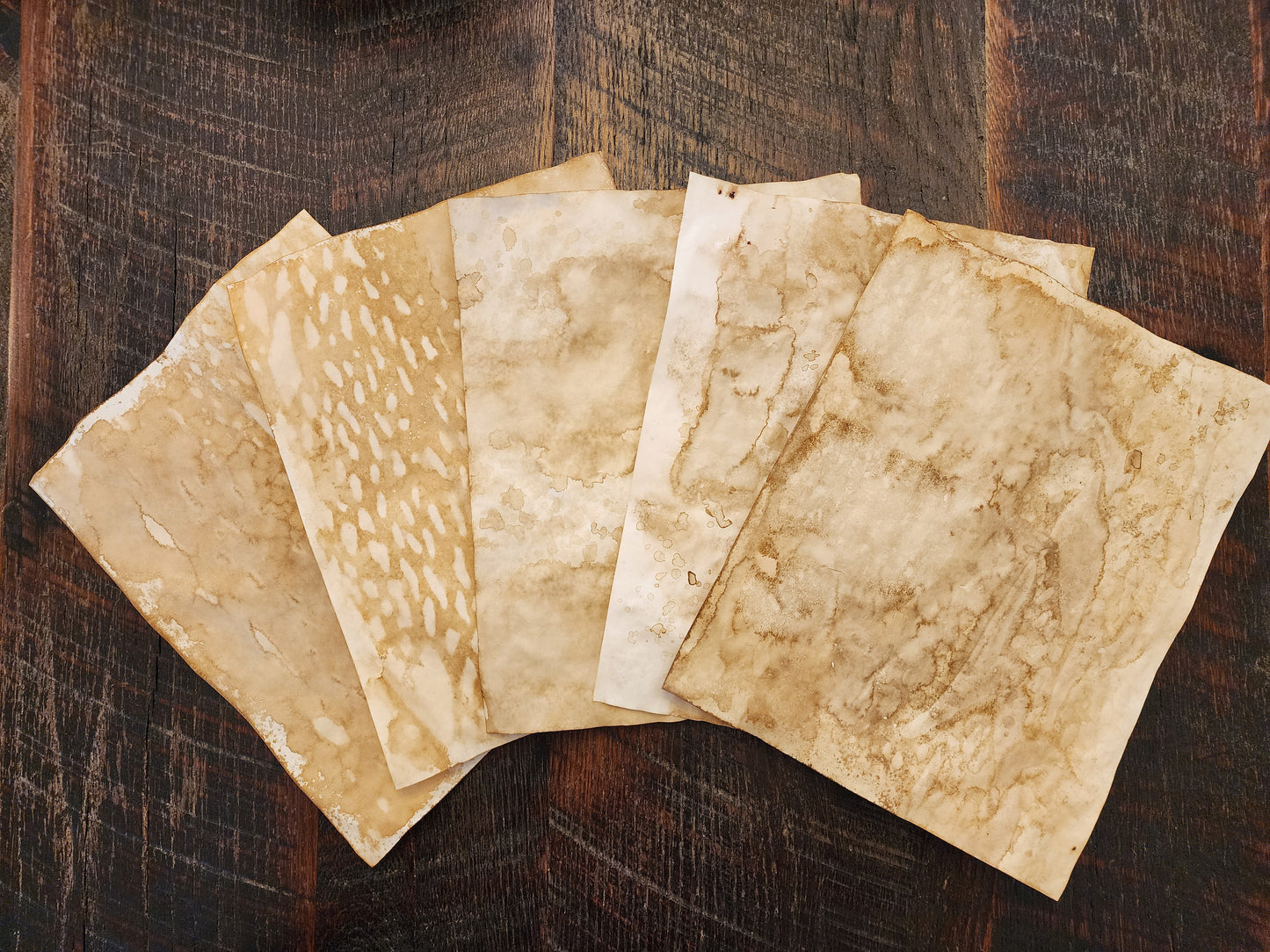 Grunge: coffee dyed paper