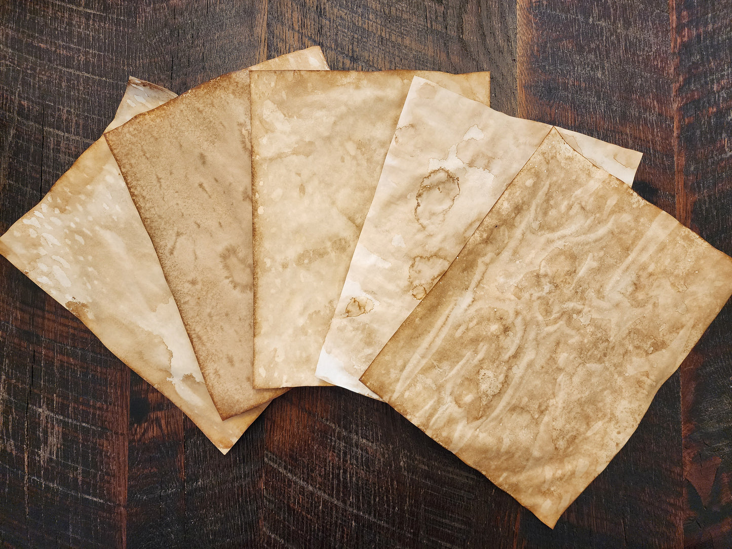 Grunge: coffee dyed paper