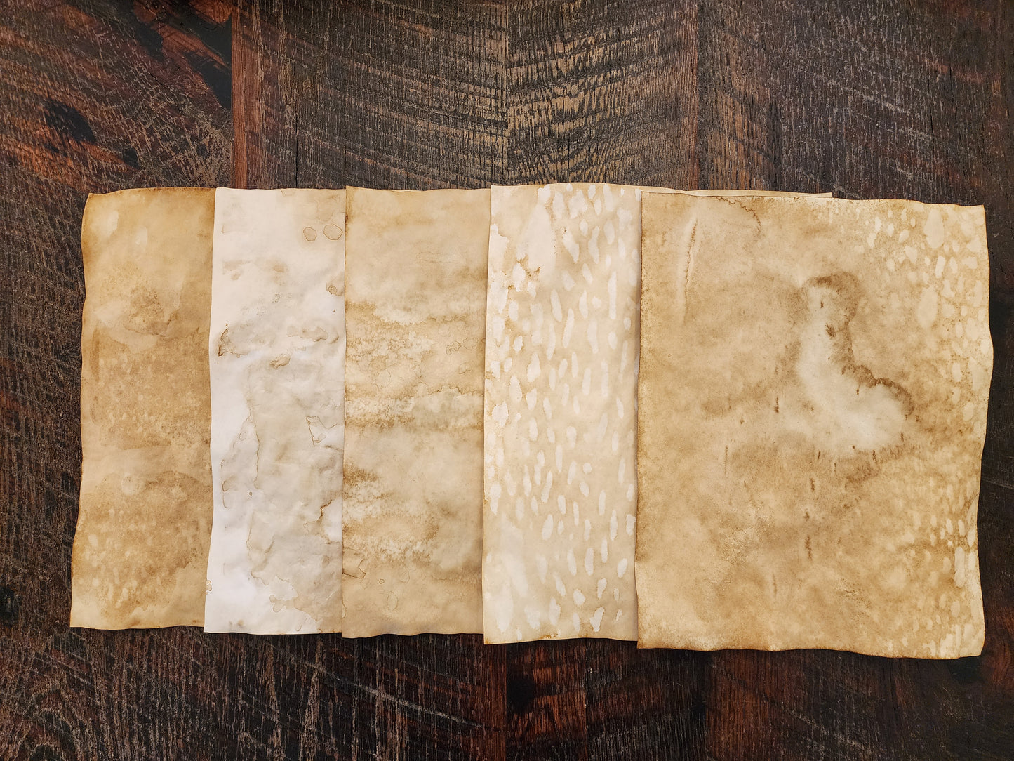 Grunge: coffee dyed paper