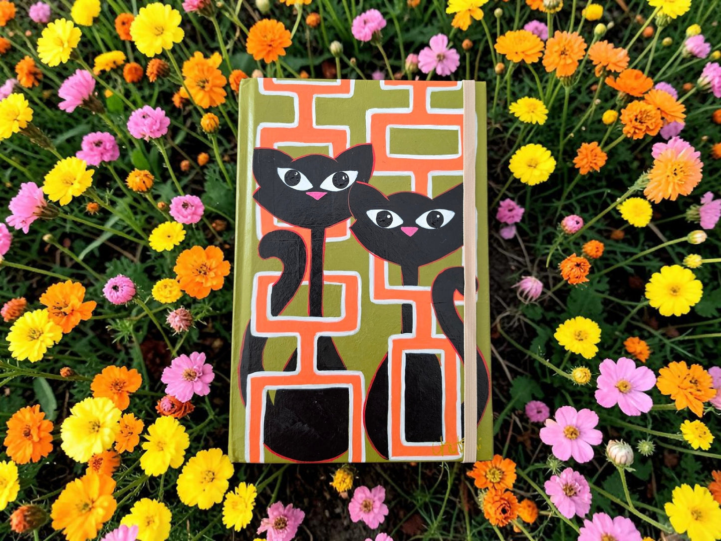 Hand Painted: Atomic Cats 4