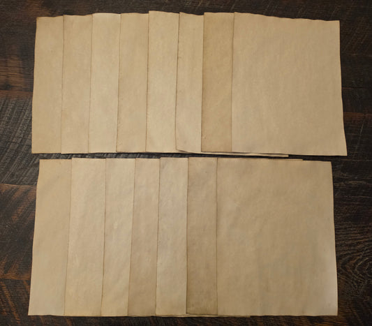 Coffee Dyed Papers